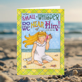 Petite carte d'encouragement Whisper