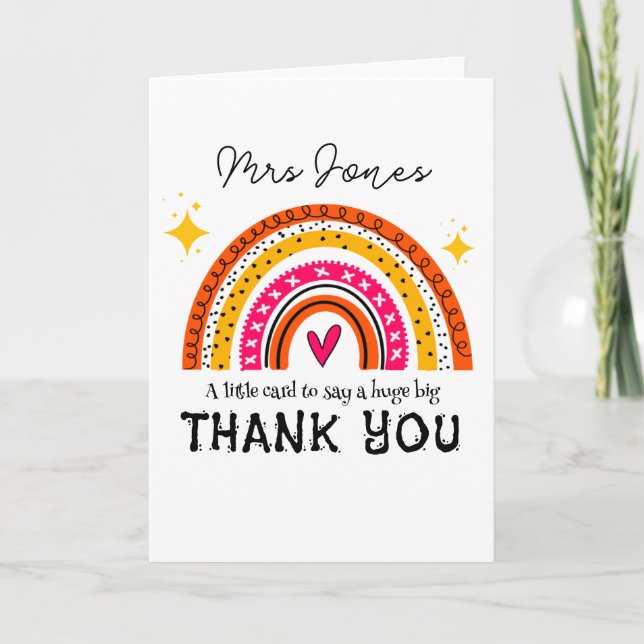 Petite carte pour dire un grand Merci | Appréciati (Devant)