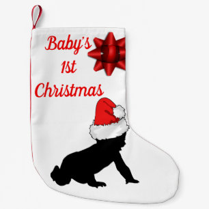 Petite Chaussette De Noël 1er stockage de Noël pour bébé