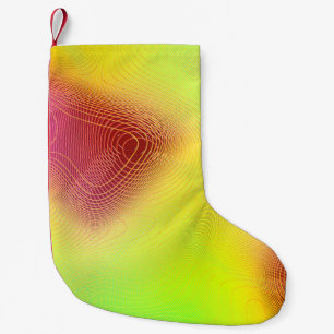 Petite Chaussette De Noël abstrait arrière - plan flou. palette graphique mu