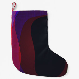 Petite Chaussette De Noël Abstrait couleur foncé 716