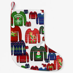Petite Chaussette De Noël affreux chandail de Noël