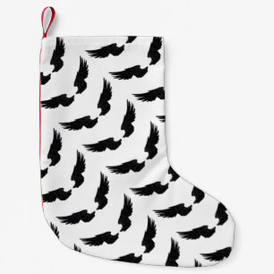 Petite Chaussette De Noël Ailes de l'Ange Noir Falln