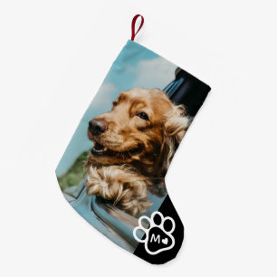 Petite Chaussette De Noël Ajoutez Votre Propre Photo Monogramme Chiens Anima
