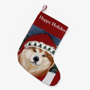 PETITE CHAUSSETTE DE NOËL AKITA