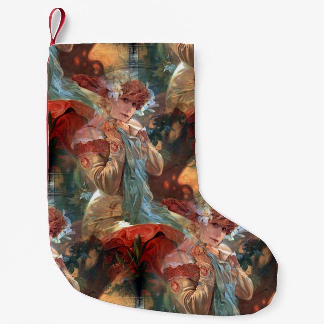 Petite Chaussette De Noël Alfons Mucha 1903 Lefevre Utile (Devant)