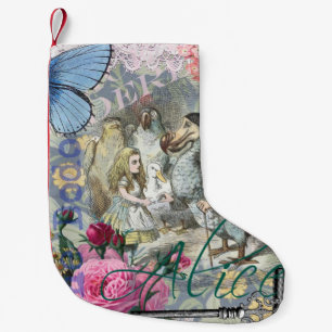Petite Chaussette De Noël Alice Classique Merveilleux Dodo Art Tenniel
