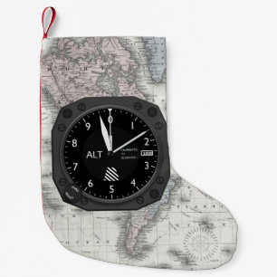 Petite Chaussette De Noël Altimètre de l'aéronef