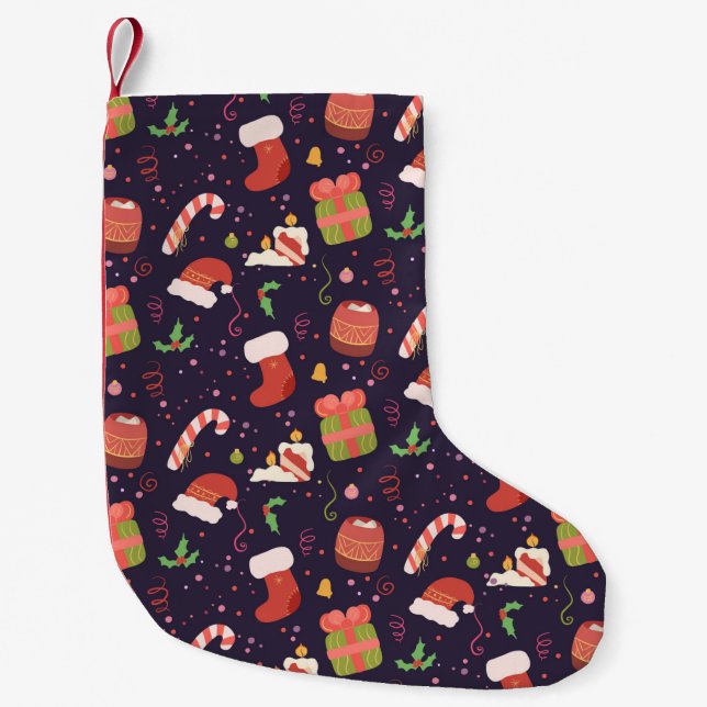 Petite Chaussette De Noël Ambiance de Noël (Devant)