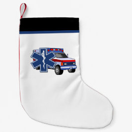 Petite Chaussette De Noël Ambulance de l'infirmier SME d'EMT