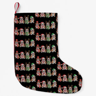 Petite Chaussette De Noël Amoureux de Bouledogue Anglais Noël Maman de Chien