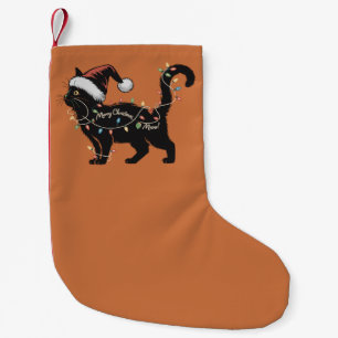 Petite Chaussette De Noël Amoureux de Chats Mignons Cadeau de Noël pour Mama