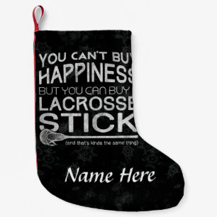 Petite Chaussette De Noël Amusant Lacrosse Conception Noël Stocker