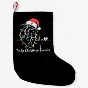 Petite Chaussette De Noël Anatomie du cœur Noël Infirmière Cardiaque Tachy N