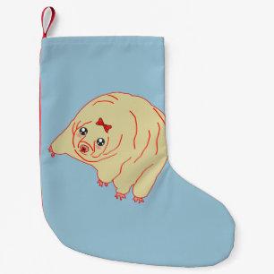 Petite Chaussette De Noël Anime Tardigrade d'ours mignon de l'eau