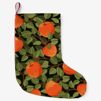 Petite Chaussette De Noël Apple Harvest : Feuilles verts Vintages