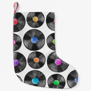 Petite Chaussette De Noël Aquarelle illustration d'un enregistrement rétro v