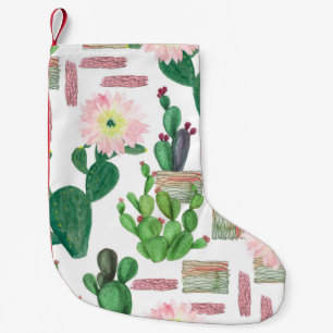 Petite Chaussette De Noël Aquarelle peinture motif sans couture. Aquarelle