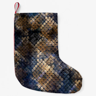 Petite Chaussette De Noël Aquarelle Sauvage Snakeskin Design transparent