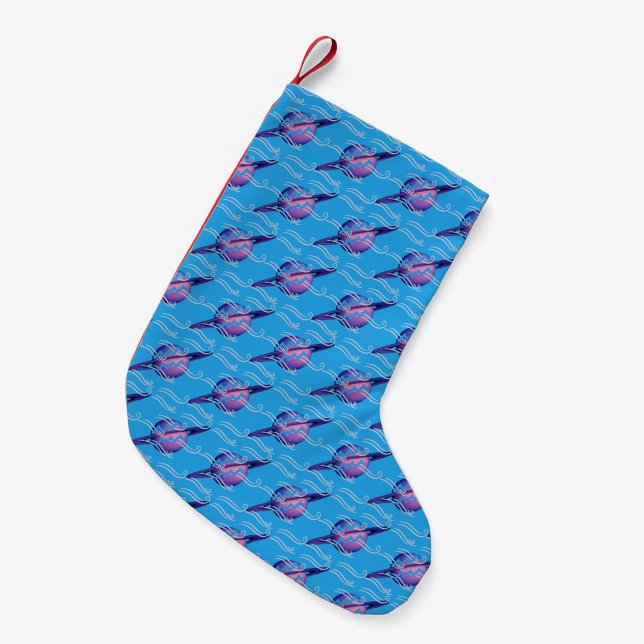 Petite Chaussette De Noël Aquarius (Devant (Accrochage))