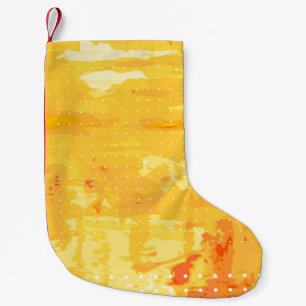Petite Chaussette De Noël Arrière - plan abstrait moderne de touches lumineu