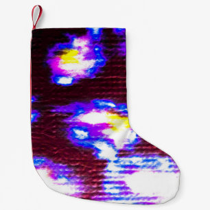 Petite Chaussette De Noël Arrière - plan animal. Motif d'art sale. Clo artis