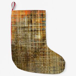 Petite Chaussette De Noël Arrière-plan géométrique coloré Art abstrait