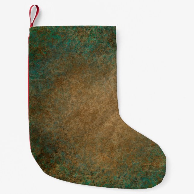 Petite Chaussette De Noël Arrière - plan grunge vintage vieux (Devant)