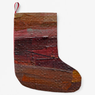 Petite Chaussette De Noël Arrière - plan texturé coloré de peintures à l'hui