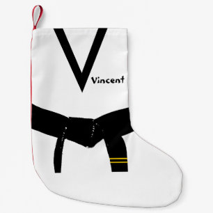 Petite Chaussette De Noël Arts martiaux 2e degré Ceinture noire