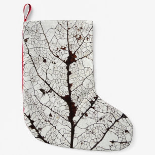 Petite Chaussette De Noël Aspen Feuille Squelette 1