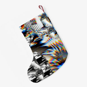 Petite Chaussette De Noël Attaque arc-en-ciel