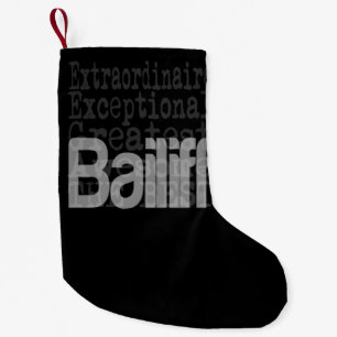 Petite Chaussette De Noël Bailiff Extraordinaire