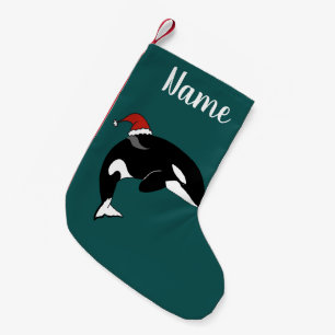 Petite Chaussette De Noël Baleine tueuse Orca Christmas