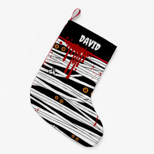 Petite Chaussette De Noël Bandages de momie d'Halloween Yeux Déplaisants