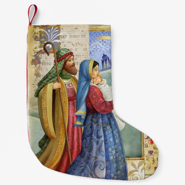 Petite Chaussette De Noël Bas chrétien de Noël (Devant)