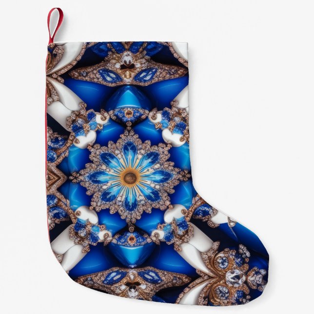Petite Chaussette De Noël Bas de Noël aux couleurs argentines (Devant)