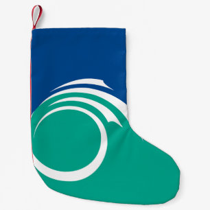 Petite Chaussette De Noël Bas de Noël avec drapeau d'Ottawa