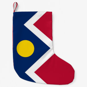 Petite Chaussette De Noël Bas de Noël avec Drapeau du Colorado, USA
