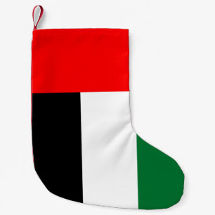 Petite Chaussette De Noël Bas de Noël avec le drapeau des EAU