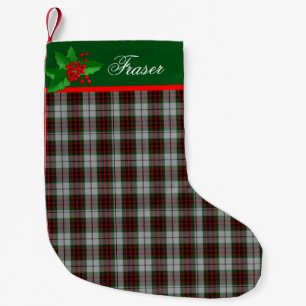 Petite Chaussette De Noël Bas fait sur commande de Noël de robe de Fraser