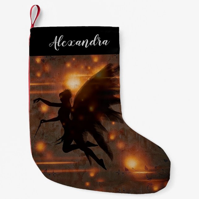 Petite Chaussette De Noël Bas féerique de Noël d'imaginaire (Devant)