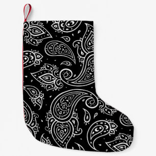 Petite Chaussette De Noël Beau paisley motif sans soudure