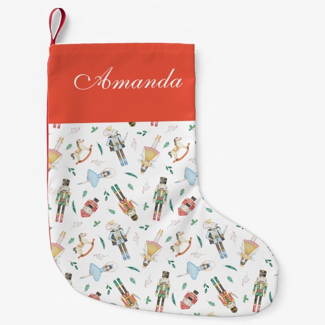 Petite Chaussette De Noël Bébé Casse-Noisette (Devant)