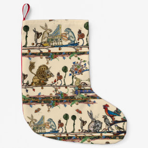 Petite Chaussette De Noël BESTIAIRE MÉDIÉVAL FAIIT DE LA MUSIQUE Violoniste