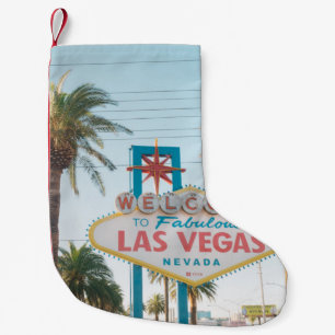 PETITE CHAUSSETTE DE NOËL BIENVENUE À LAS VEGAS