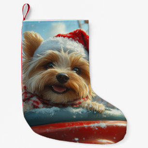 Petite Chaussette De Noël Biewer Terrier Dog Roller Coaster Noël