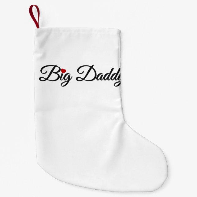 Petite Chaussette De Noël Big Daddy (Devant)