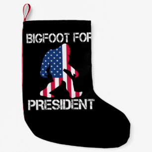 Petite Chaussette De Noël Bigfoot pour le président Funny Bigfoot
