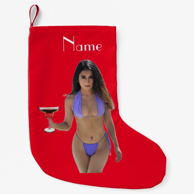 Petite Chaussette De Noël Bikini brun beauté Thunder_Cove (Devant)